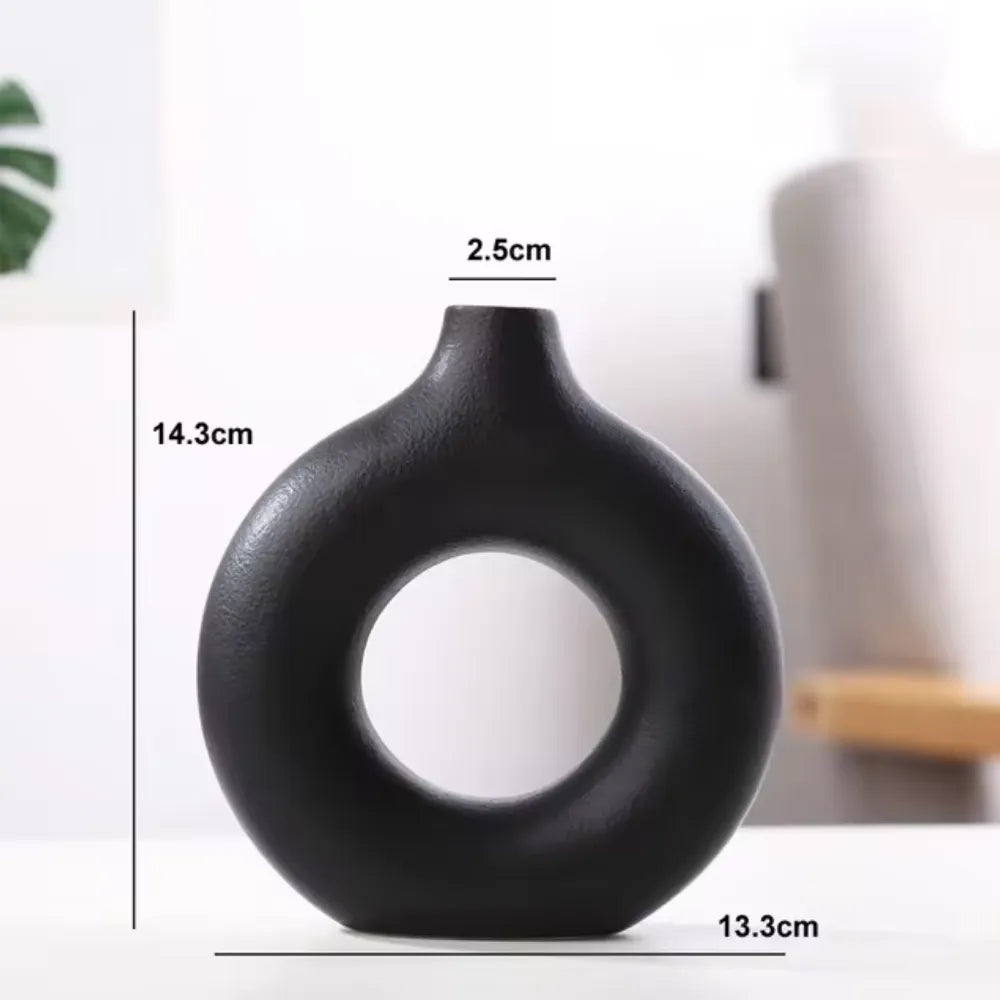 Vaso Nórdico Círculo de Cerâmica - Loc Stop