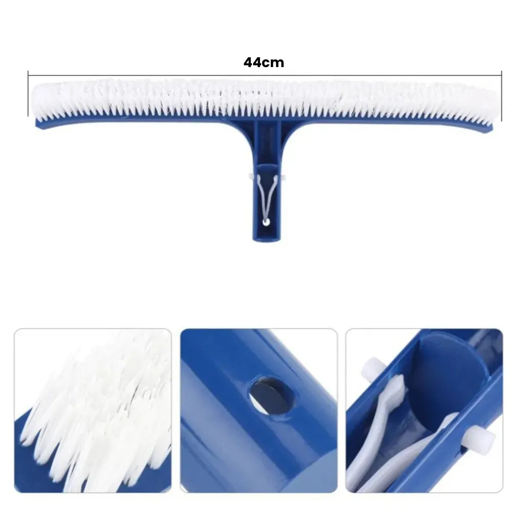 Escova Curva de Limpeza da Piscina - Loc Stop