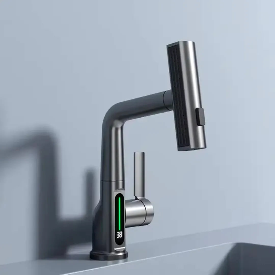 Torneira Digital com Indicador de Temperatura em LED - Loc Stop