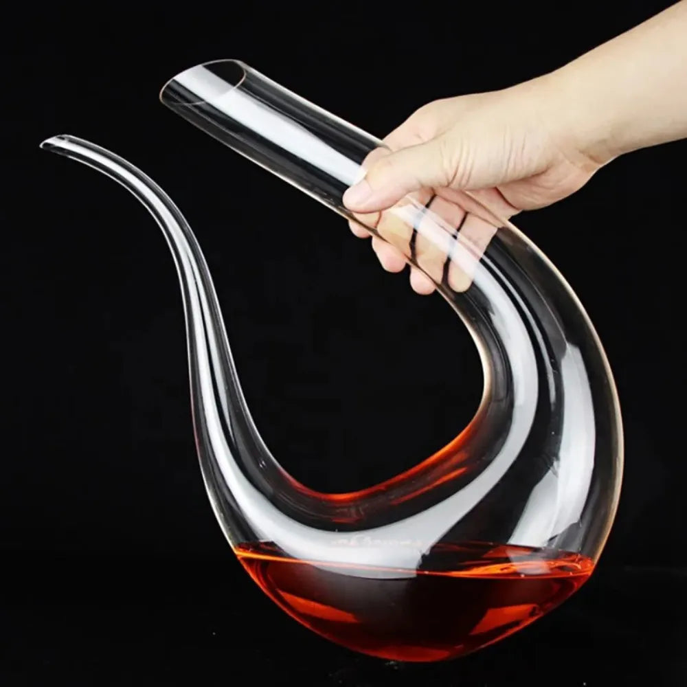Decanter de Vinho Formato de U 1500ml - Loc Stop