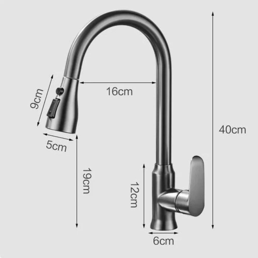 Torneira de Cozinha Extensiva - Loc Stop