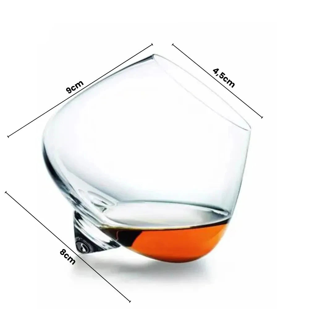 Taça de Vinho Whisky Inclinada - Loc Stop
