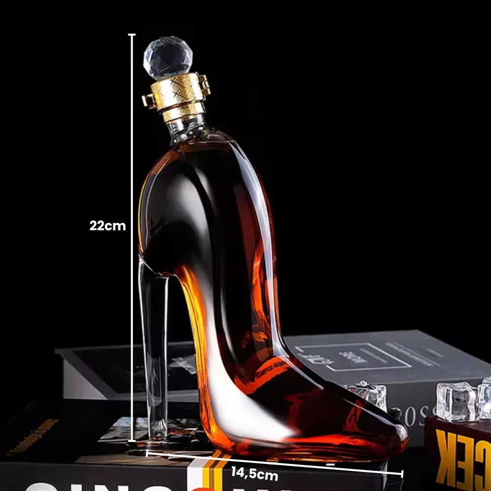 Decanter de Vinho Vidro Sapato - Loc Stop