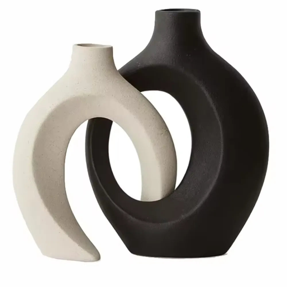 Conjunto de 2 Vasos de Cerâmica Nórdica - Loc Stop