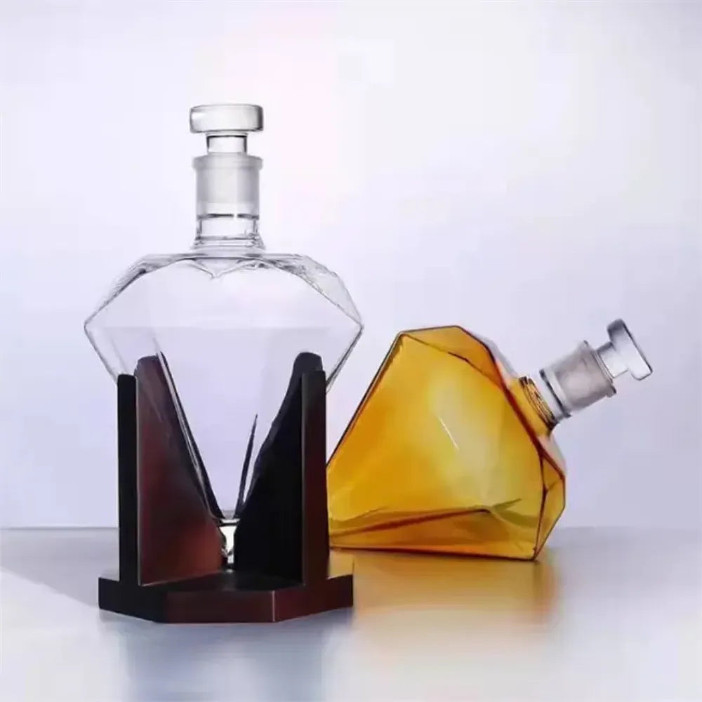 Decanter de Vinho Whisky Diamante 850ml - Loc Stop