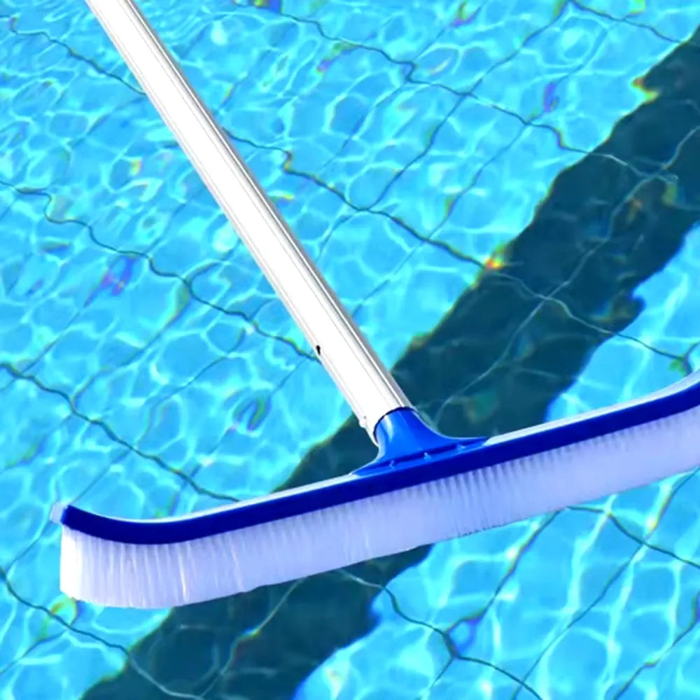 Escova Curva de Limpeza da Piscina - Loc Stop