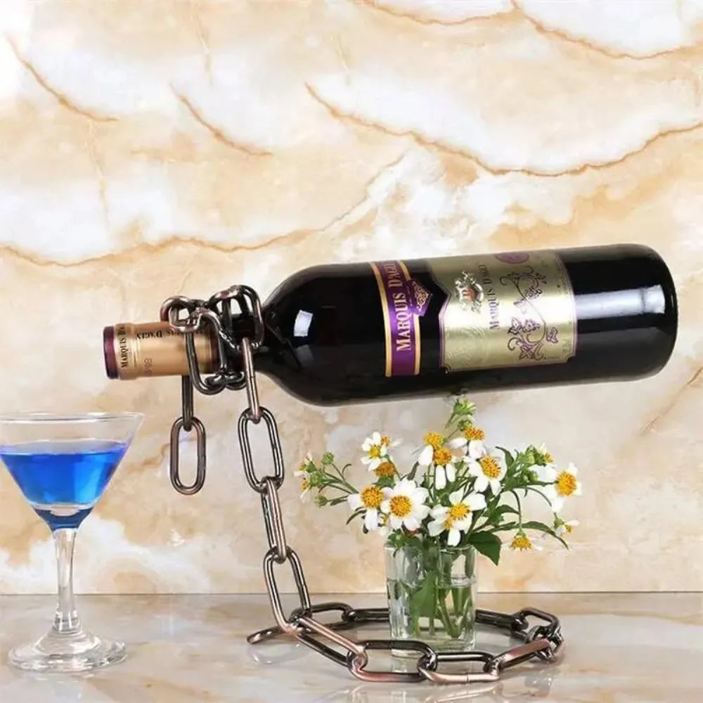 Suporte de Vinho Corrente Mágica - Loc Stop