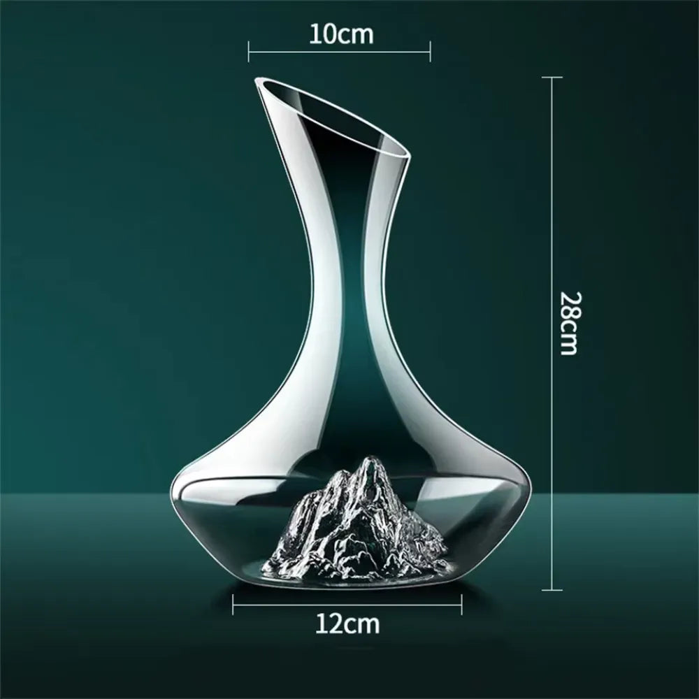 Decanter de Vinho e Whisky Vidro Iceberg - Loc Stop