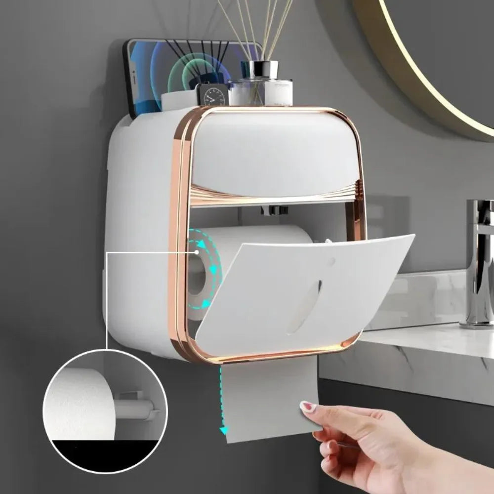 Porta Papel Higiênico de Parede - Loc Stop