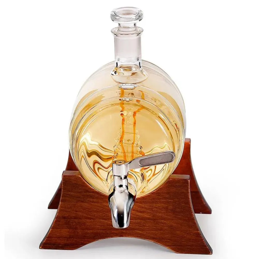 Barril de Vidro para Vinho 1 Litro - Loc Stop