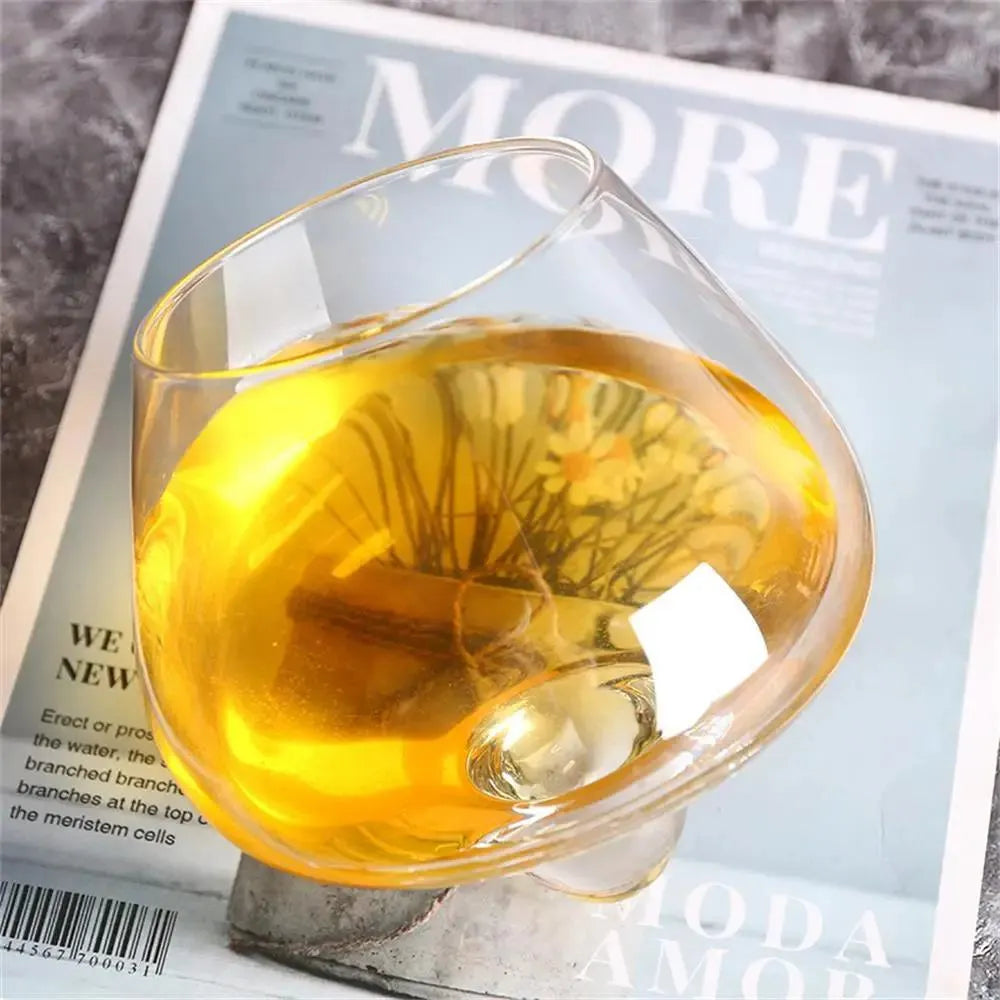 Taça de Vinho Whisky Inclinada - Loc Stop