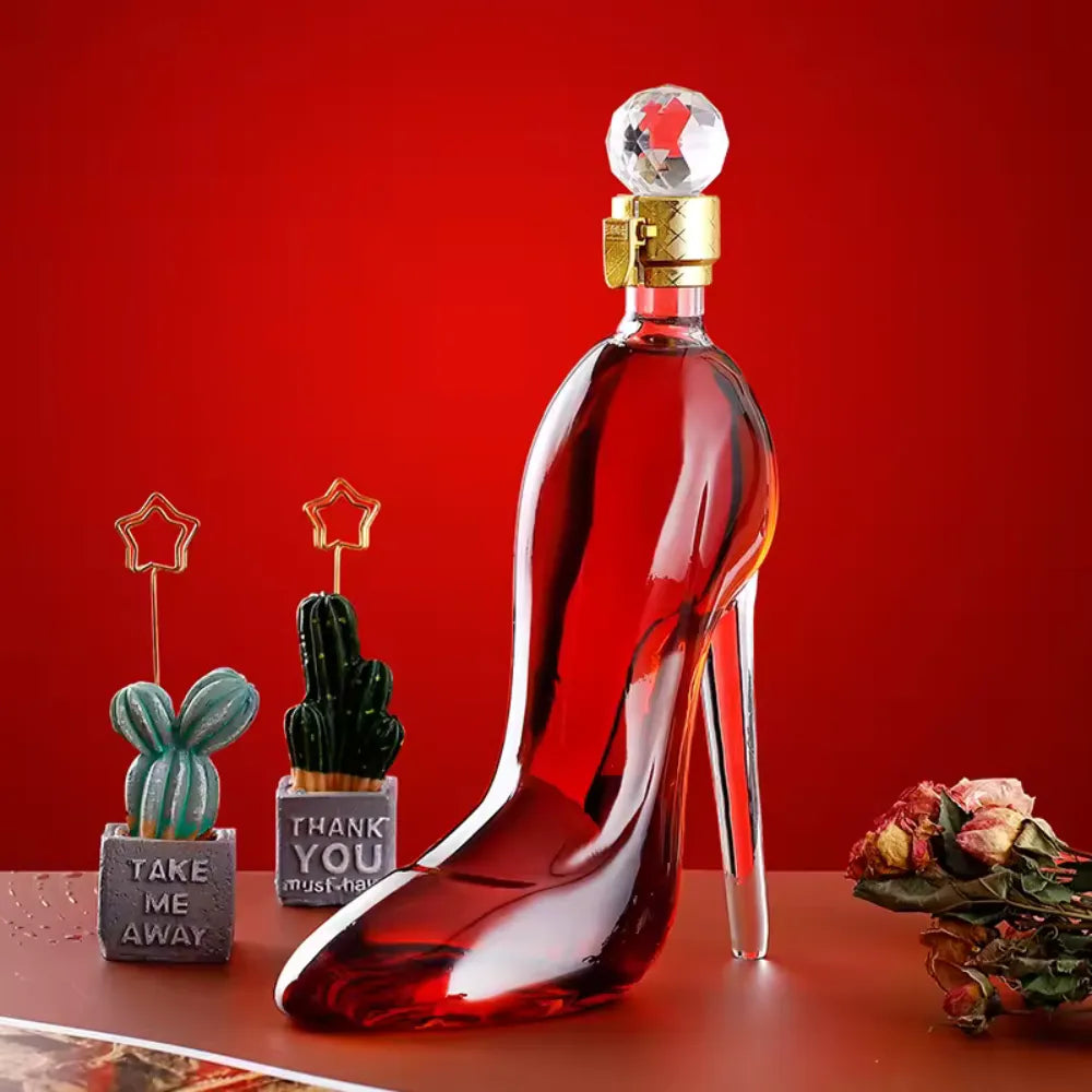 Decanter de Vinho Vidro Sapato - Loc Stop