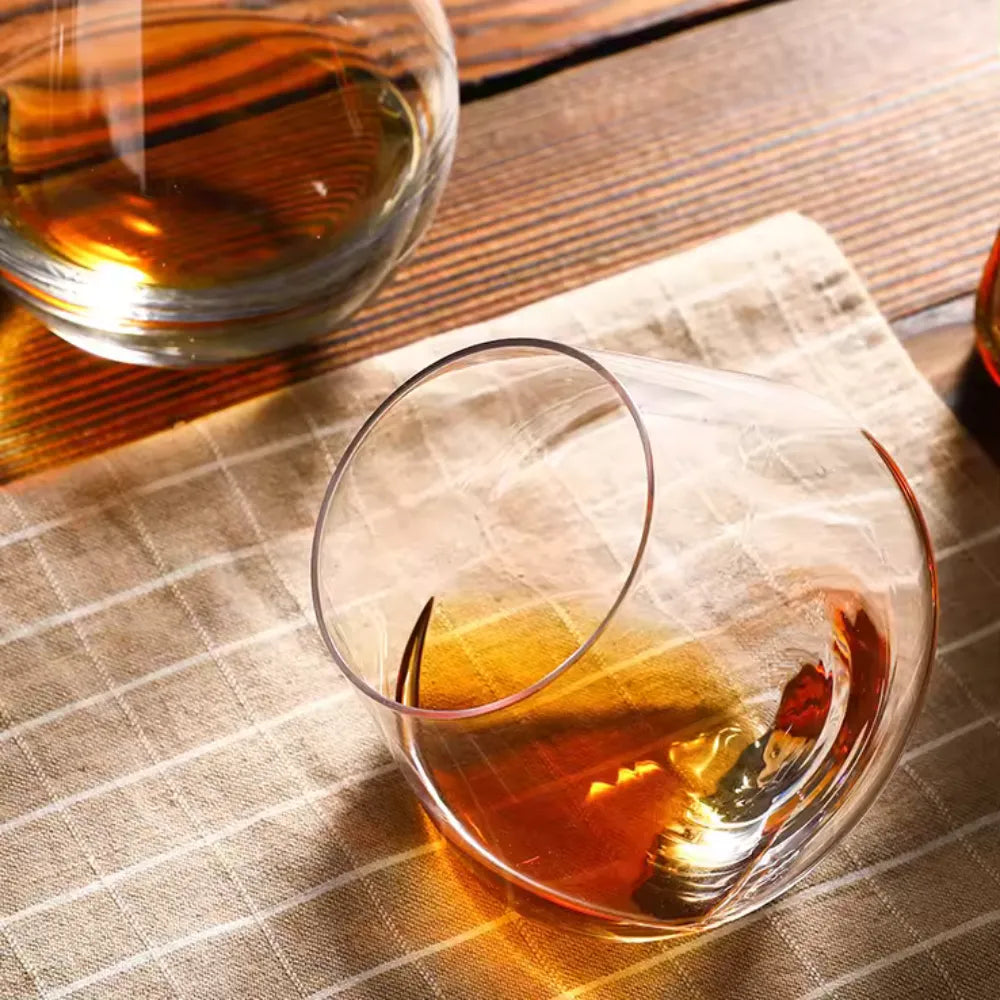 Taça de Vinho Whisky Inclinada - Loc Stop